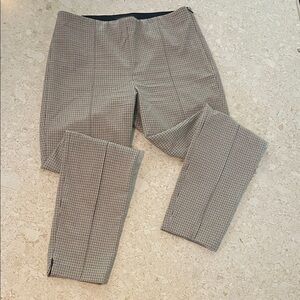 Banana Republic Women's Checkered Pants - Black and White